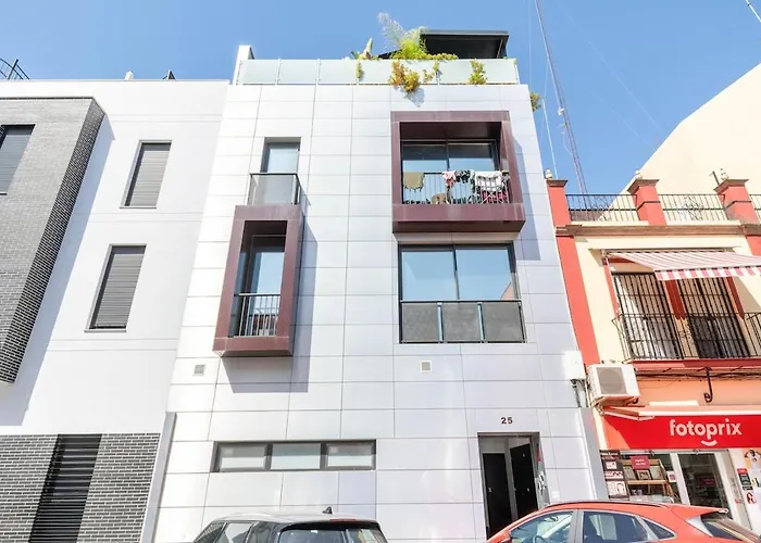 Appartamento Atico Moderno En Nervion Con Terraza Siviglia